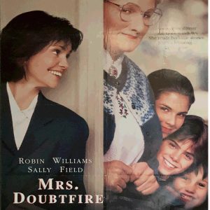 Original "Mrs Doubtfire" Movie Poster