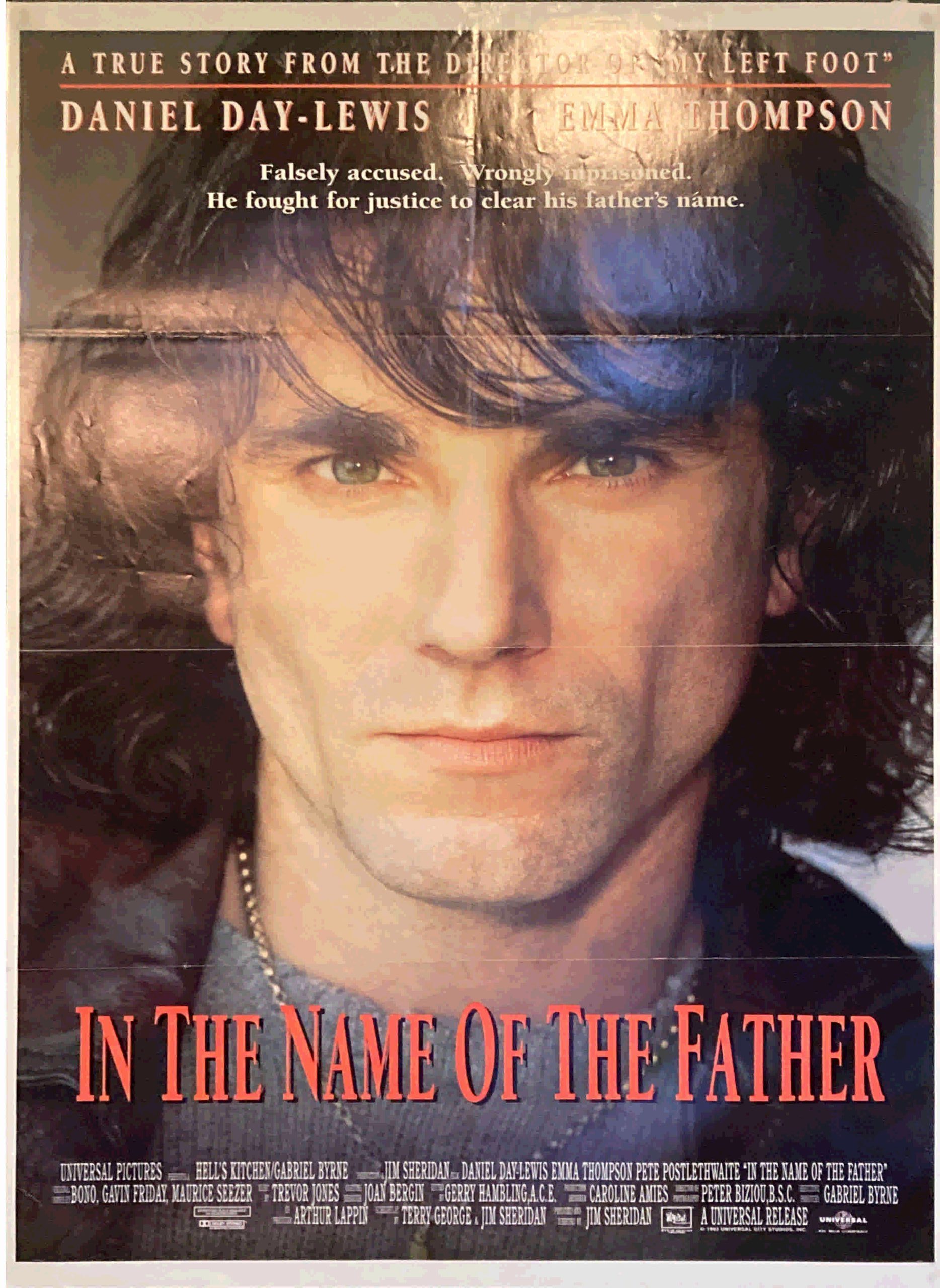 Original In The Name Of The Father Movie Poster Vintage Modern original-in-the-name-of-the-father-movie-poster-vintage-modern
