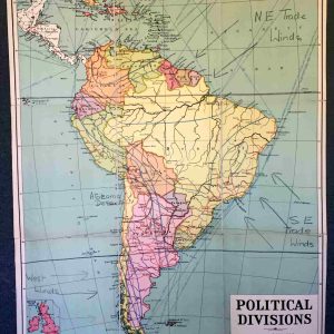 Map, Political Divisions: South America