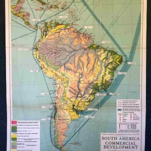 Map, Commercial Development: South America
