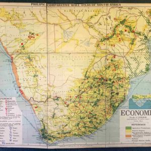 Map, Economy: South Africa