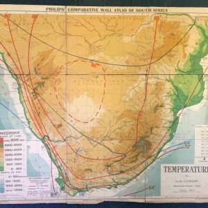 Map, Temperature: South Africa