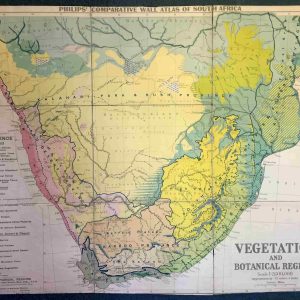 Map, Vegetation and Botanical Regions: South Africa