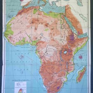 Map, Relief And Comminucations: Africa