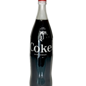 1L Sealed Glass Coca-Cola Bottle